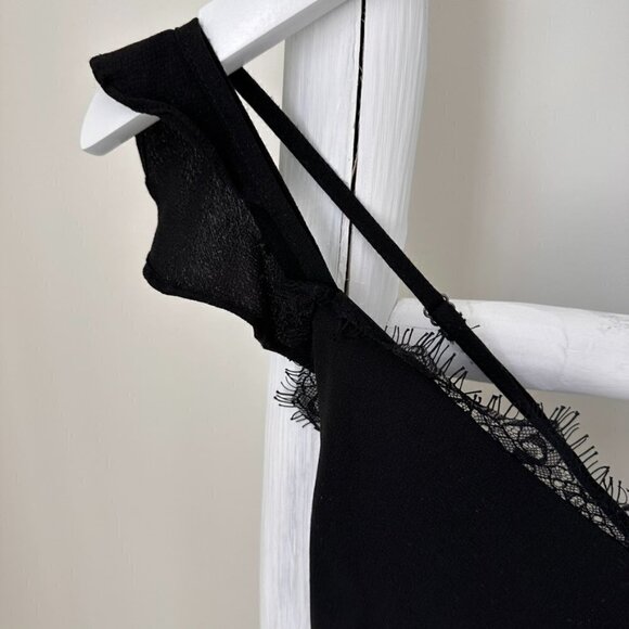 Francesca's Miami Black Lace Shorts Romper Sz XS - Picture 6 of 13